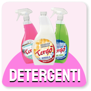 Detergenti Tergò per i vetri, per il bagno e per la cucina