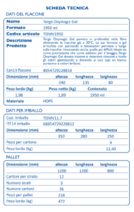 Scheda Tecnica Oxygen Gel